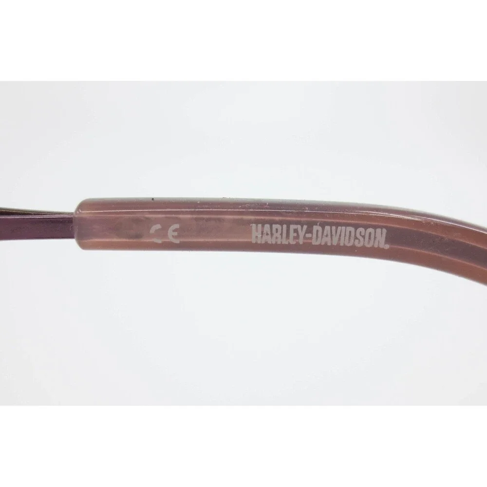 Harley-Davidson HD 513 DPK Dark Pink Brown Cat Eye Eyeglass Frames 51-17-135